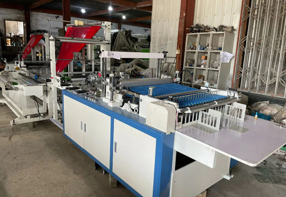 3.5KW Máquina de fabricação de sacos de fecho de três lados de fecho de fecho de alta velocidade 120pcs/min
