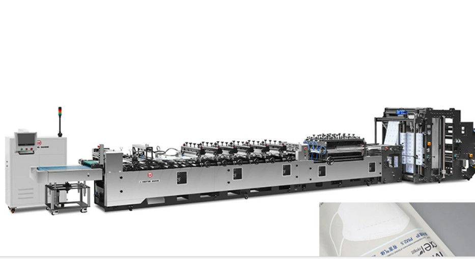 Máquina de fabricação de sacos de vedação do centro de controle PLC comprimento 50-600mm largura 50-400mm